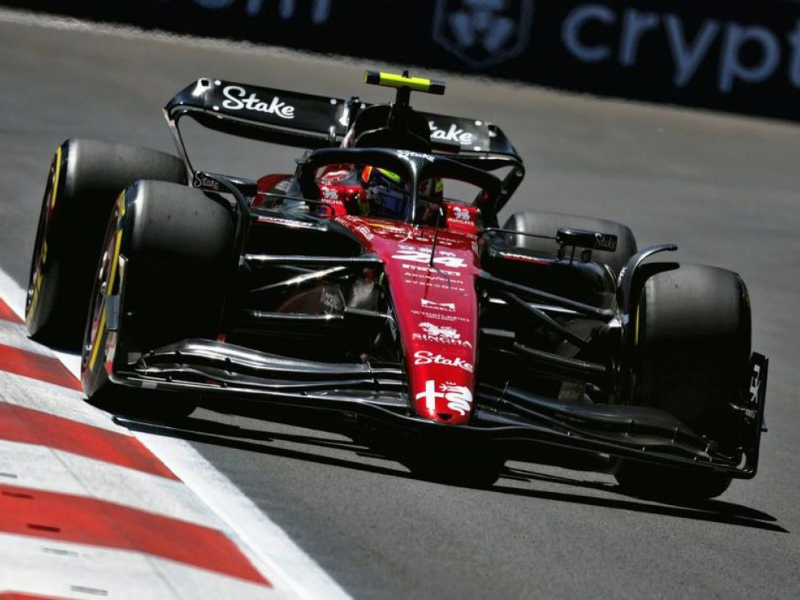Alfa Romeo F1 Team Stake mostrou ritmo encorajador