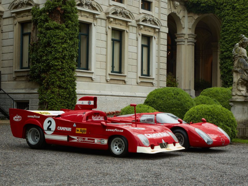 Alfa Romeo 33 de novo em destaque, agora no icónico  Concorso d Eleganza Villa d Este 