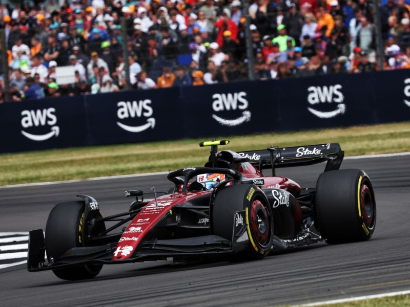 Alfa Romeo F1 Team Stake com corrida de recuperação no Grande Prémio da Grã-Bretanha