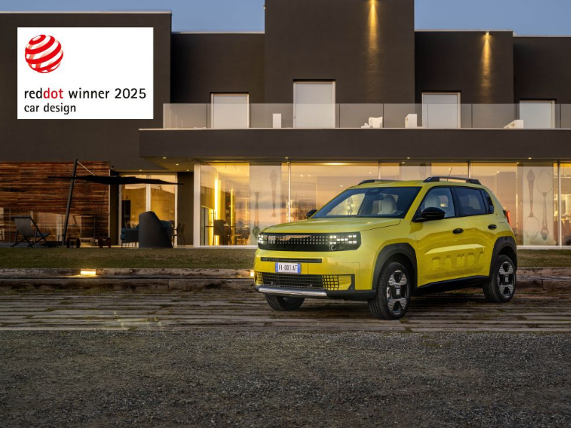 Fiat Grande Panda conquista o Red Dot Award 2025