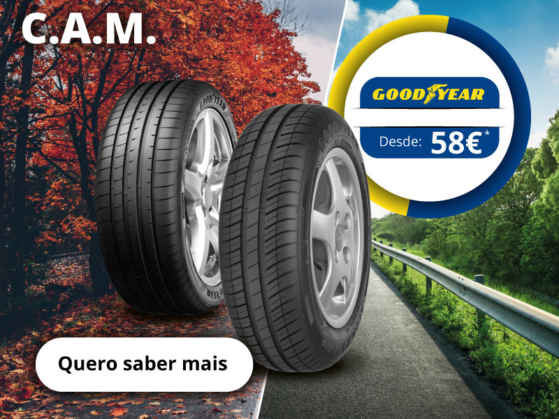 Campanha de Pneus Goodyear desde 58€*